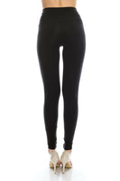 Solid Full length Cotton Span Yoga LEGGINGS Lounge Gym Athletic MP3229F