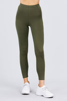 Cotton Long Legging Full Ankle Length Yoga Pants 8477