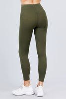 Cotton Long Legging Full Ankle Length Yoga Pants 8477
