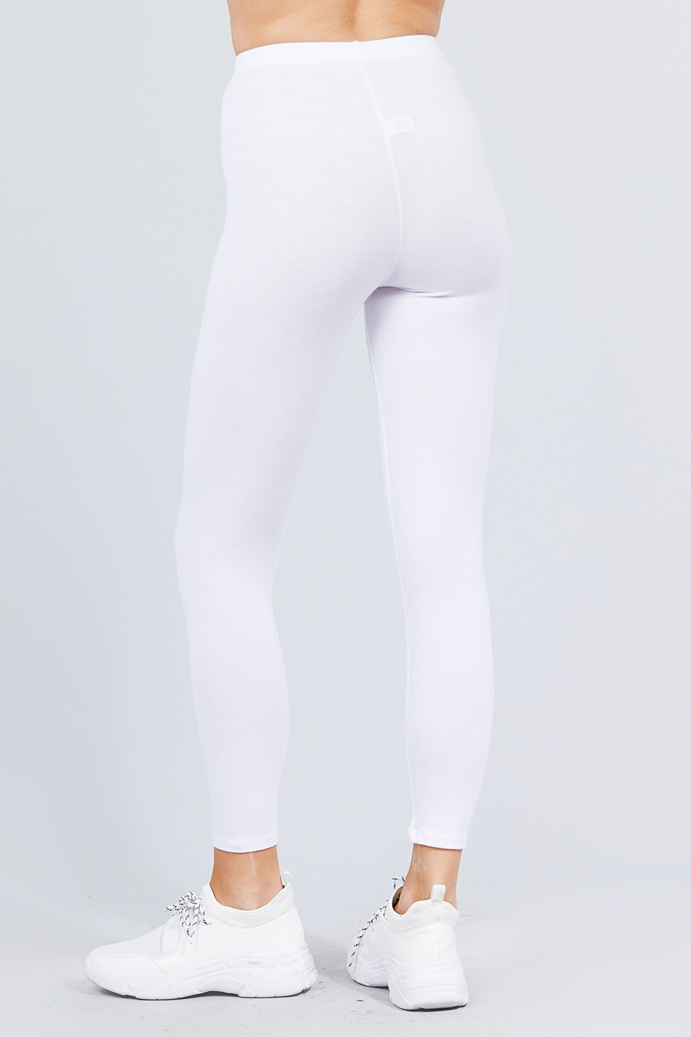 Buy Lyra Ankle Length Ethnic Wear Legging (Light Blue, White, Solid) at  Amazon.in